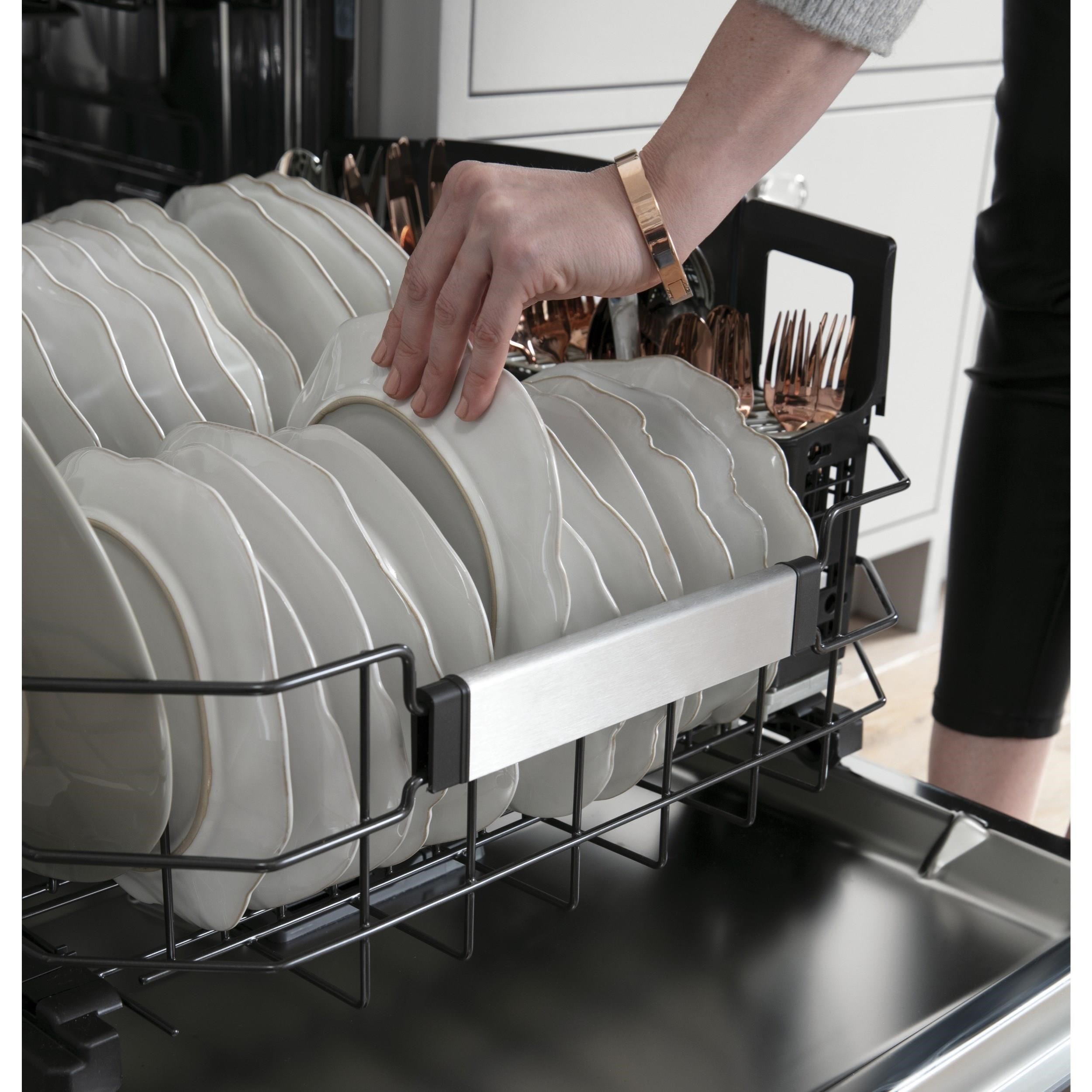 GE Appliances Cafe´™ Smart Stainless Steel Interior Dishwasher with Sanitize and Ultra Wash